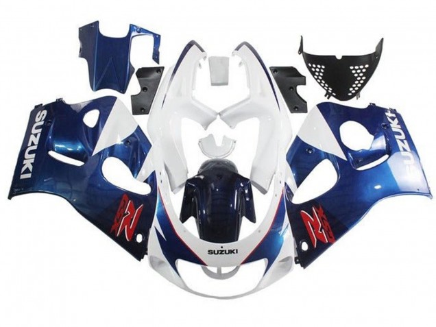Carena Moto Suzuki GSXR 600 / GSXR 750 1996-2000 - Bianco Blu Rosso