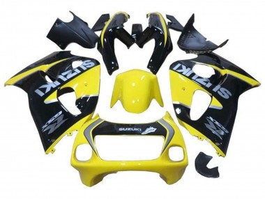 Carena Moto Suzuki GSXR 600 / GSXR 750 1996-2000 - Giallo Nero Argento
