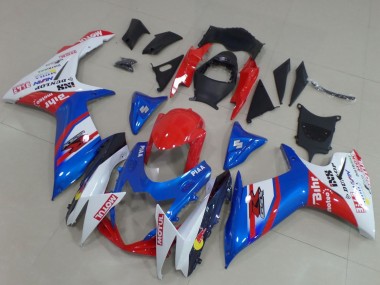 Carena Moto Suzuki GSXR 600 / GSXR 750 2011-2024 - Blu Rosso Bianco