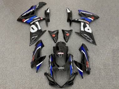 Carena Moto Suzuki GSXR 600 / GSXR 750 2011-2024 - Nero Lucido Blu Bianco Rosso Yoshimura
