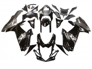 Carena Moto Suzuki GSXR 600 / GSXR 750 2011-2024 - Nero Lucido Grigio Bianco