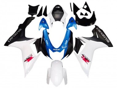 Carena Moto Suzuki GSXR 600 / GSXR 750 2011-2024 - Bianco Blu Nero Rosa