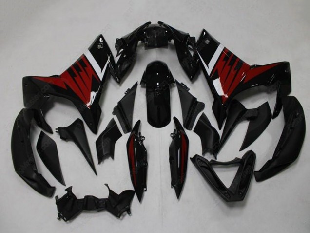 Carena Moto Yamaha FZ6R 2009-2015 - Nero Rosso Bianco