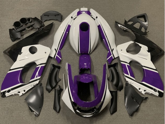 Carena Moto Yamaha YZF600R Thundercat 1996-2007 - Bianco Viola Nero