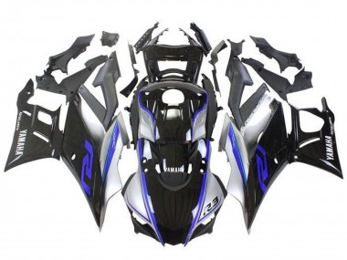 Carena Moto Yamaha YZF R3/R25 2019-2021 - Argento Blu Nero
