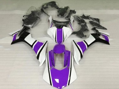 Carena Moto Yamaha YZF 1000 R1 2015-2019 - Bianco Viola Nero