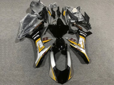 Carena Moto Yamaha YZF 1000 R1 2020-2025 - Argento Giallo Nero Lucido