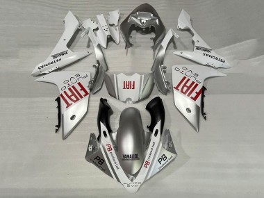 Carena Moto Yamaha YZF 1000 R1 2007-2008 - Argento Bianco Rosso Fiat