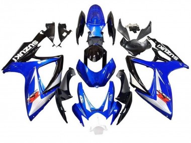 Carena Moto Suzuki GSXR 600 / GSXR 750 2006-2007 - Blu Bianco Nero Rosso