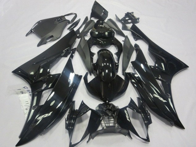 Carena Moto Yamaha YZF R6 2006-2007 - Nero Lucido Nero Opaco