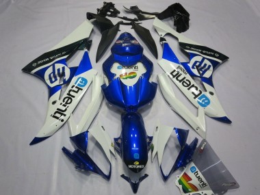 Carena Moto Yamaha YZF R6 2006-2007 - Bianco Blu Nero