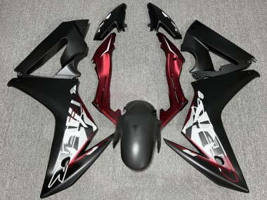 Carena Moto Honda CBR650F 2014-2016 - Nero Opaco Rosso