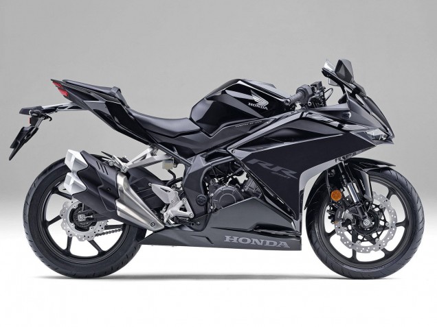 Carena Moto Honda CBR250RR 2017-2022 - Nero Opaco Grigio