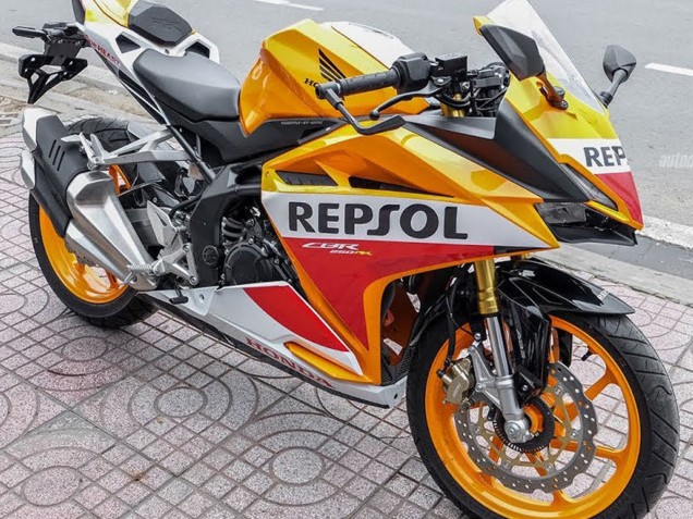 Carena Moto Honda CBR250RR 2017-2022 - Giallo Bianco Rosso Repsol