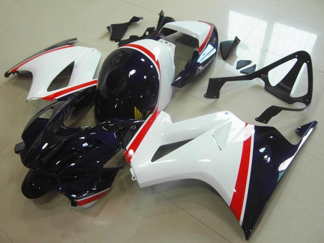Carena Moto Honda VFR 800 2002-2013 - Bianco Rosso Blu Scuro