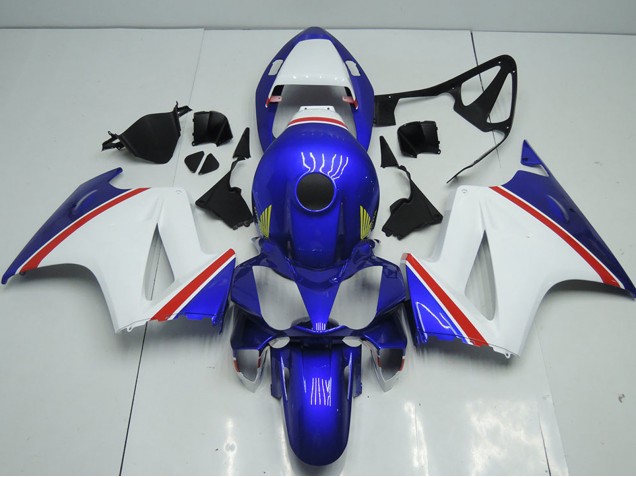 Carene Moto Honda VFR 800 2002-2013 - Bianco Blu Rosso