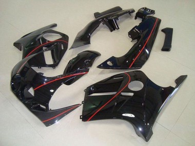 Carene Moto Honda CBR250RR MC19 1988-1989 - Nero Lucido Rosso Linea
