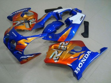 Carene Moto Honda CBR250RR MC19 1988-1989 - Bianco Blu Arancia