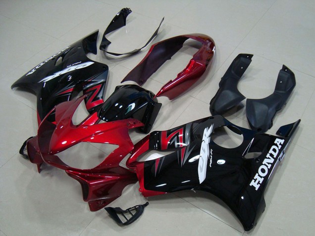 Kit Carena Moto Completo Honda CBR600 F4i 2004-2007 - Rosso Nero Lucido