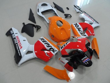 Carene Moto Honda CBR600RR 2003-2004 - Arancia Bianco Rosso Nero Lucido Repsol HRC