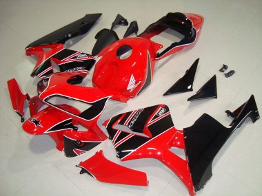 Carena Moto Honda CBR600RR 2003-2004 - Rosso Nero Lucido