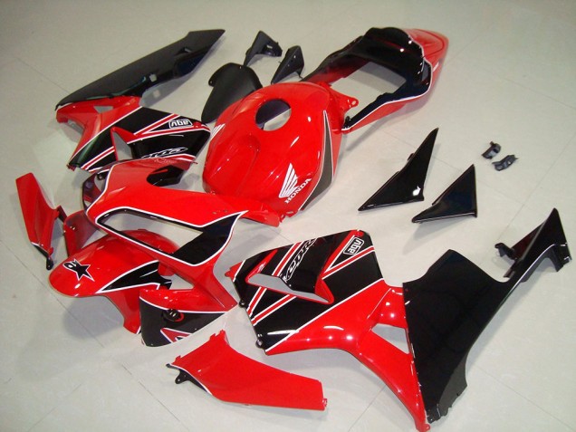 Carena Moto Honda CBR600RR 2003-2004 - Rosso Nero Lucido