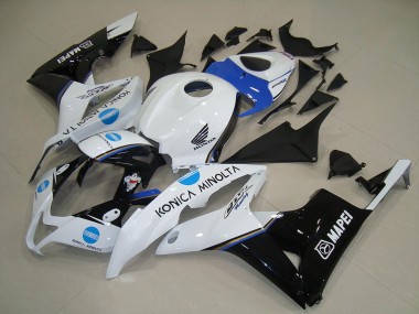 Carene Moto Honda CBR600RR 2007-2008 - Bianco Blu Nero Lucido Konica Minolta