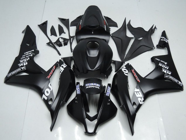 Kit Carena Moto Honda CBR600RR 2007-2008 - Nero Opaco Bianco Repsol