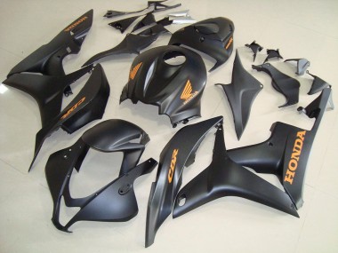 Carene Moto Honda CBR600RR 2007-2008 - Nero Opaco Oro Decals