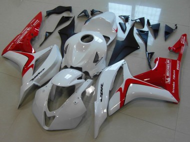 Carene Moto Honda CBR600RR 2007-2008 - Bianco Rosso Stile di Corsa
