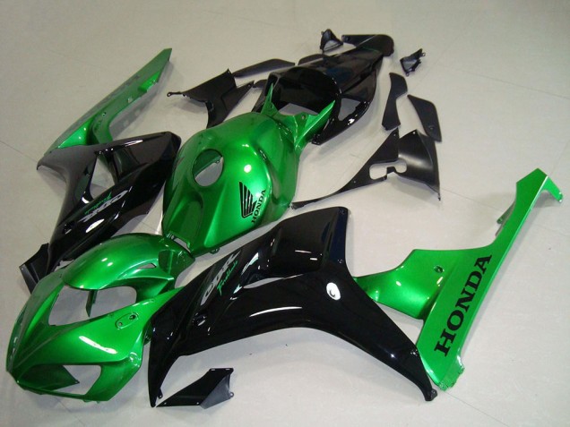 Carene Moto Honda CBR1000RR 2006-2007 - Verde Nero Lucido