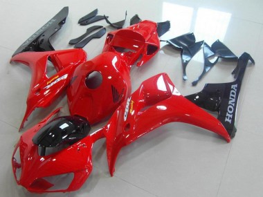 Kit Carene Moto ABS Honda CBR1000RR 2006-2007 - Rosso Nero Lucido