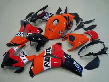 Carene ABS Honda CBR1000RR 2008-2011 - Arancia Bianco Rosso Nero Lucido Repsol