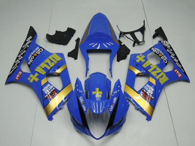 Carena Moto Suzuki GSXR 1000 2003-2004 - Blu Oro Nero Rizla