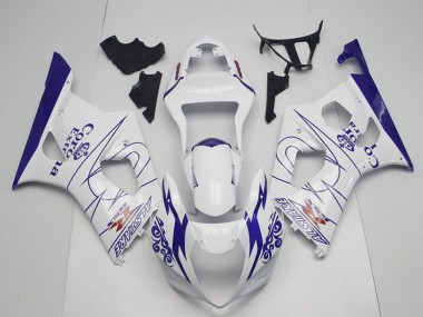 Carene Moto Suzuki GSXR 1000 2003-2004 - Bianco Blu Corona Alstare