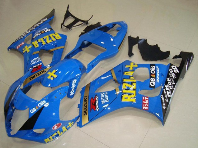 Carene Moto Suzuki GSXR 1000 2003-2004 - Blu Oro Nero Rizla