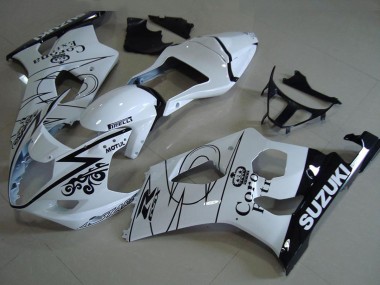 Carene Moto Suzuki GSXR 1000 2003-2004 - Bianco Nero Corona