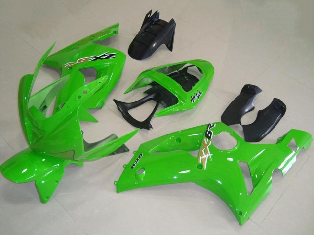 Carene Moto Kawasaki ZX6R 2003-2004 - Verde