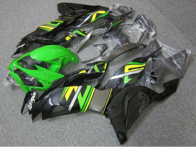 Carene Moto Kawasaki ZX6R 2019-2022 - Verde Nero Giallo