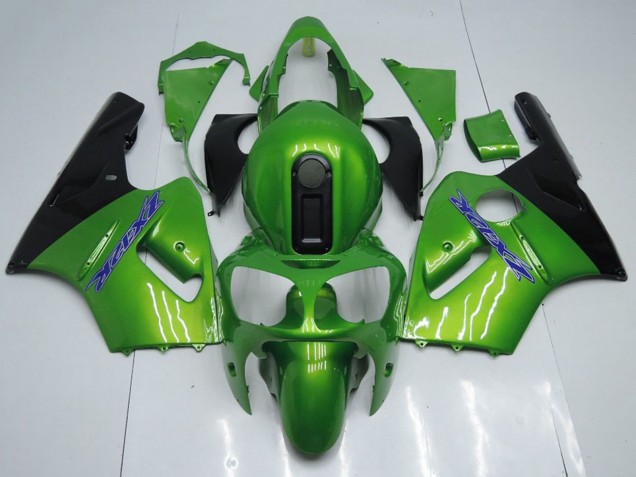Carene Moto Kawasaki ZX12R 2000-2001 - Verde Nero Blu