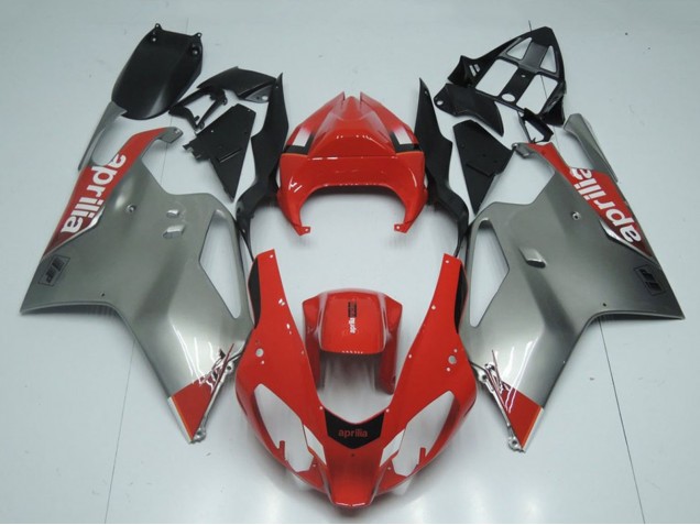 Carene Moto Aprilia RSV1000 2003-2006 - Rosso Grigio Nero