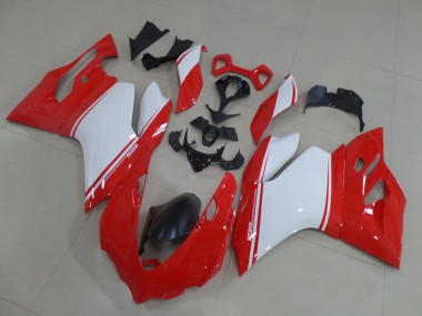 Carene Moto Ducati 1199 2011-2014 - Rosso Bianco Nero