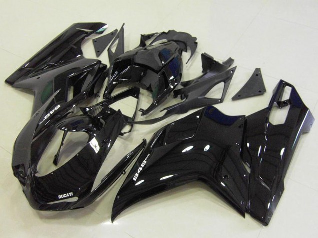 Carene Moto Ducati 848 2007-2014 - Nero Lucido