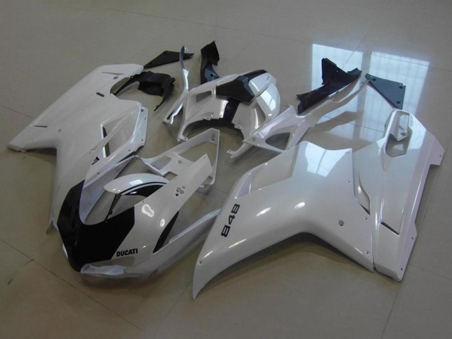 Carene Moto Ducati 848 2007-2014 - Lucido Bianco