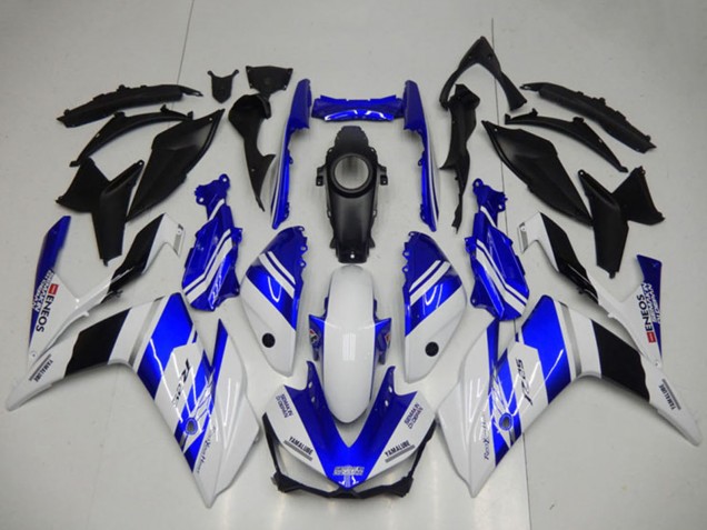 Carene Moto Yamaha YZF R3 2015-2018 - Bianco Blu Nero Yamalube ENEOS