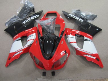 Carene Moto Yamaha YZF R1 1998-1999 - Rosso Bianco Argento Nero Lucido