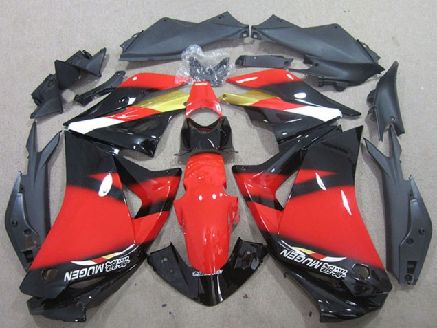 Carene Moto Honda CBR125R 2011-2016 - Rosso Oro Nero Lucido