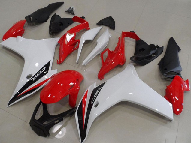 Carene Moto Honda CBR600F 2011-2013 - Bianco Rosso Nero Lucido