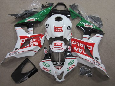 Carena Moto Honda CBR600RR 2007-2008 - Bianco Rosso Verde San Carlo