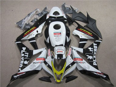 Carene Moto Honda CBR600RR 2007-2008 - Bianco Oro Nero Lucido PlayBoy HRC